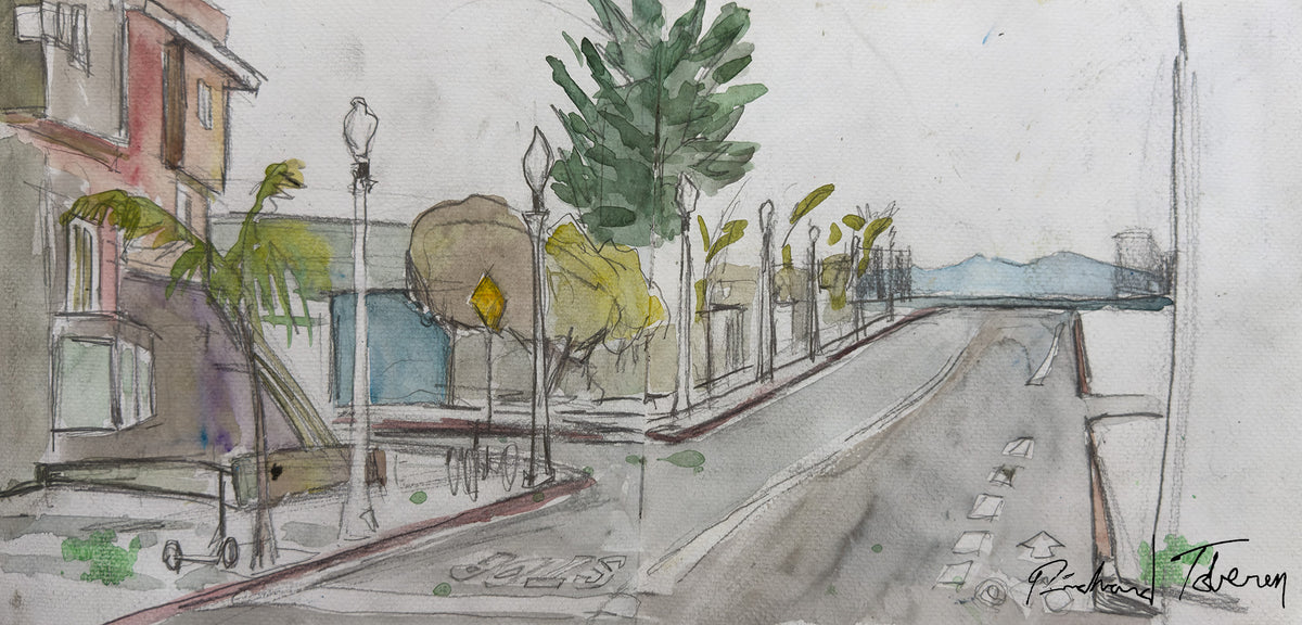 Looking toward Ocean El Embarcadero