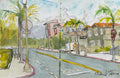 Looking back at 7 Eleven on El Embarcadero