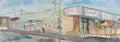 Running Man Mural Full View