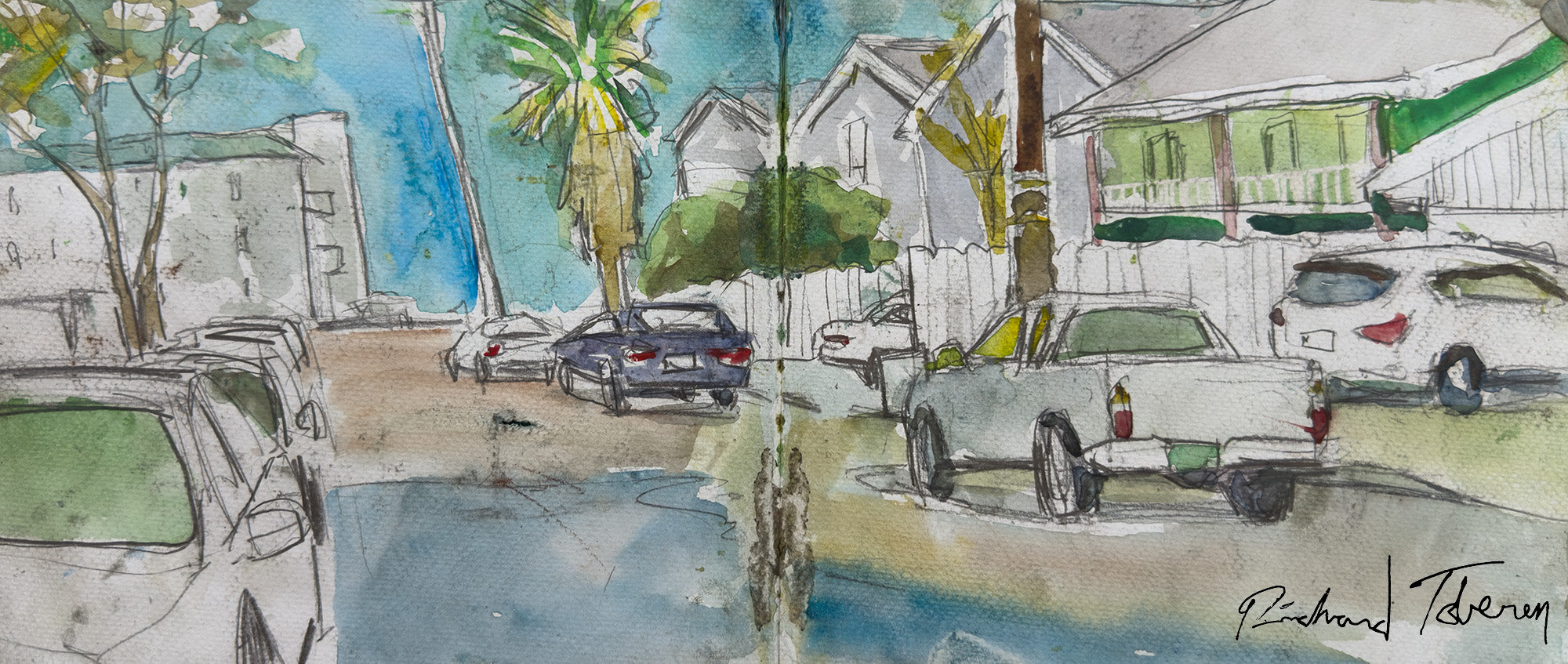 Looking down 65 Block Toward Manzanita