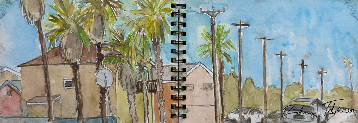 Looking Down The Street