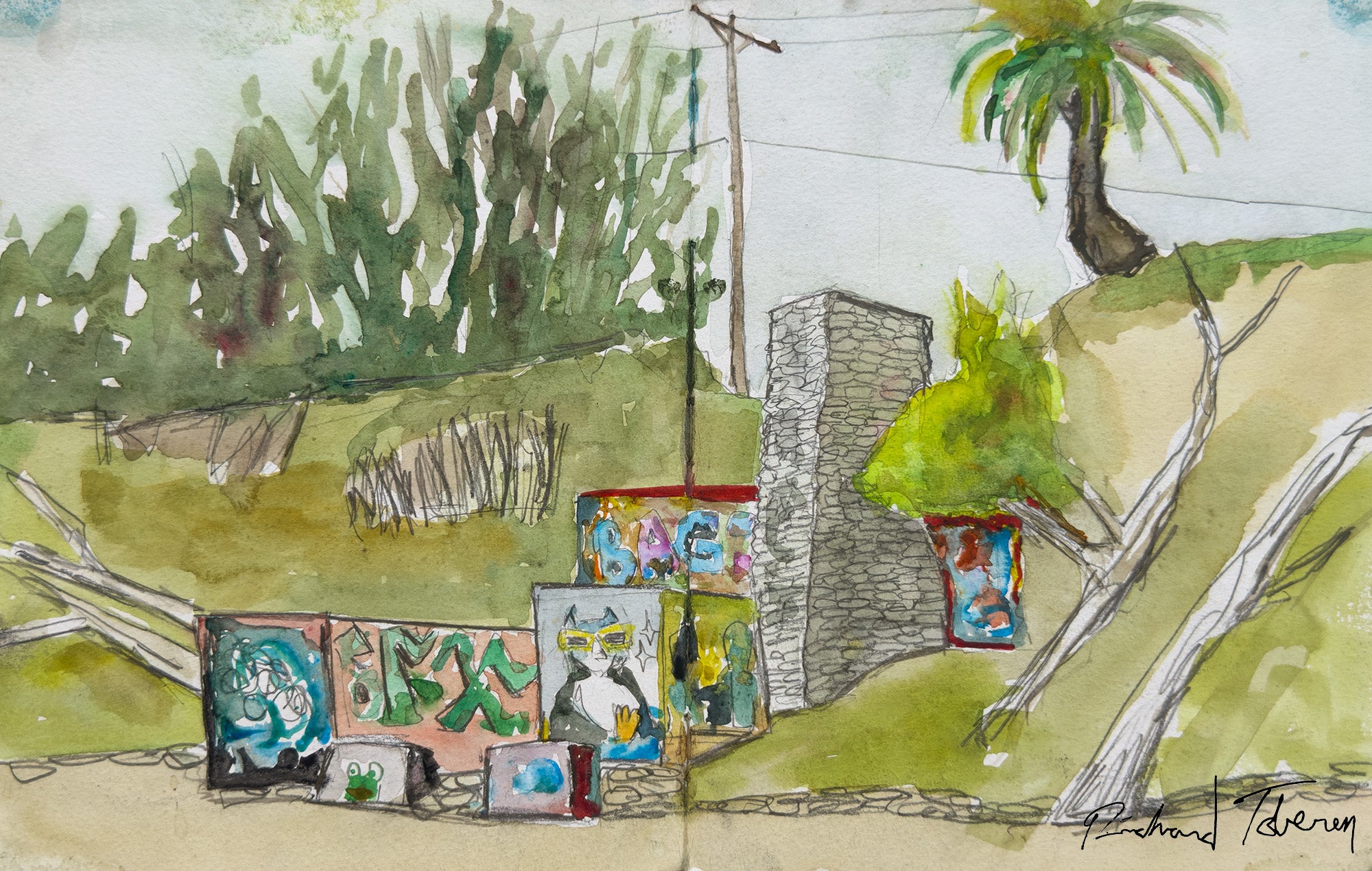 Devereux Beach Graffiti
